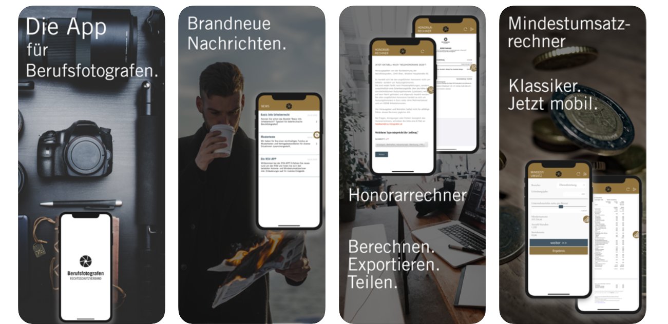 RSV APP für iOS, Android und MacOs